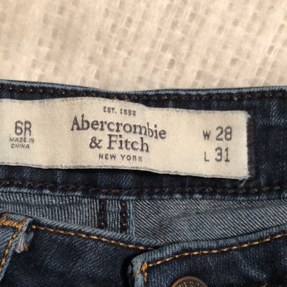 Abercrombie & Fitch jeans. Minimal stretch straight leg. Like new - Picture 3 of 7
